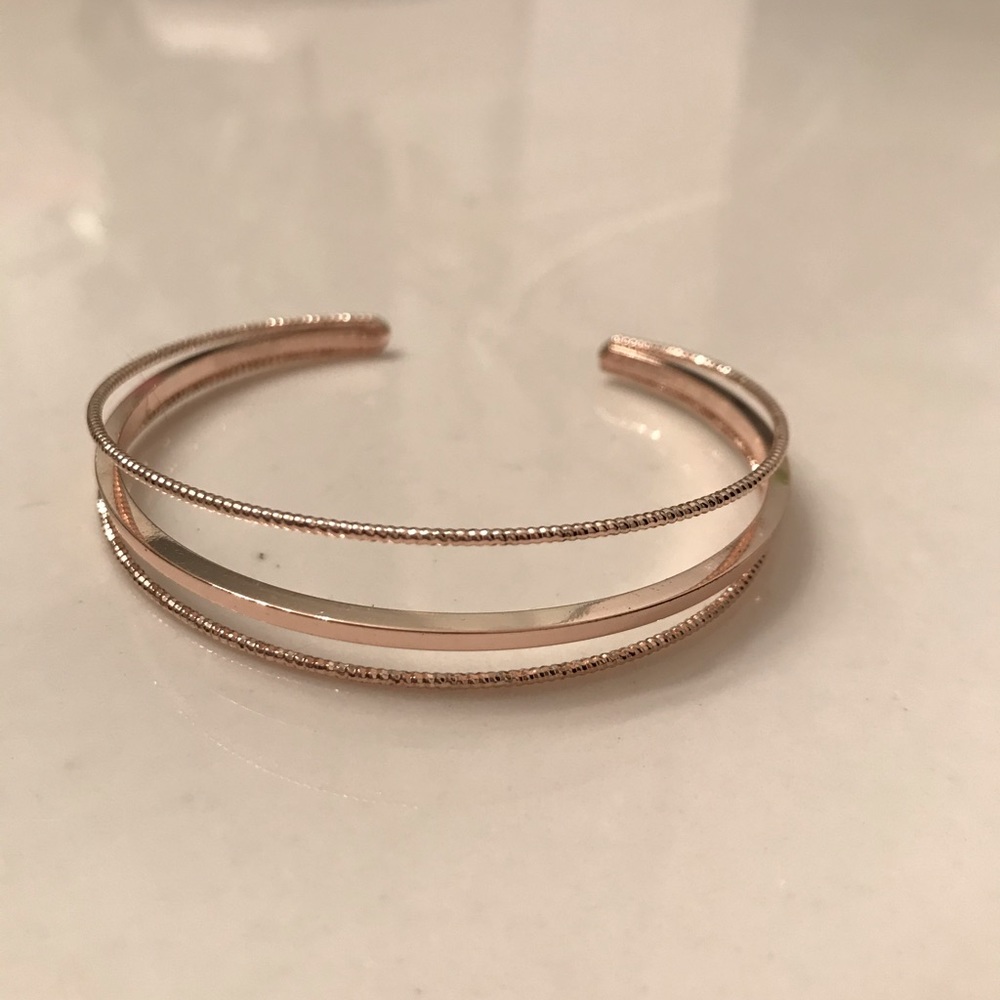 LC Lauren Conrad Rose Gold Cuff Bracelet